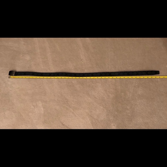 Men’s Coach “CC” canvas/leather reversible belt - Picture 15 of 16